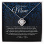 To My Beautiful Mom | Love Knot Necklace