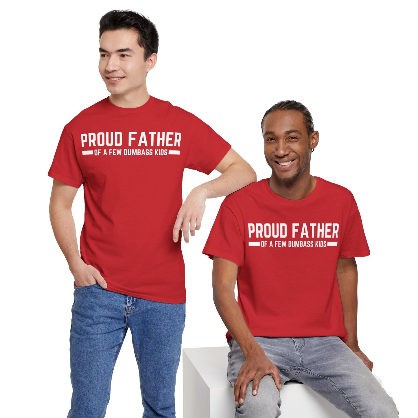 Proud Father Unisex Heavy Cotton Tee