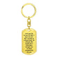 To My Sister | Dog Tag Keychain