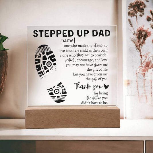 To My Dad | Square Acrylic Plaque