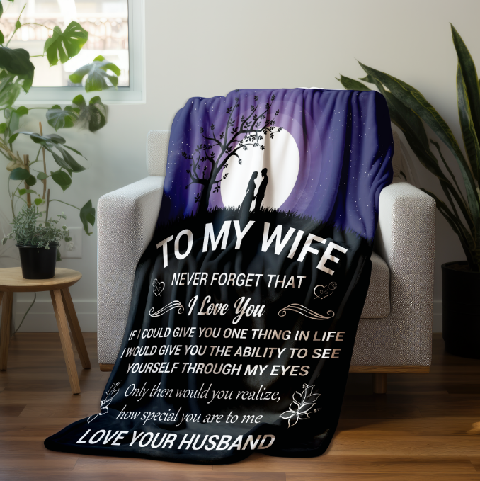 To My Wife | Arctic Fleece Blanket 50x60