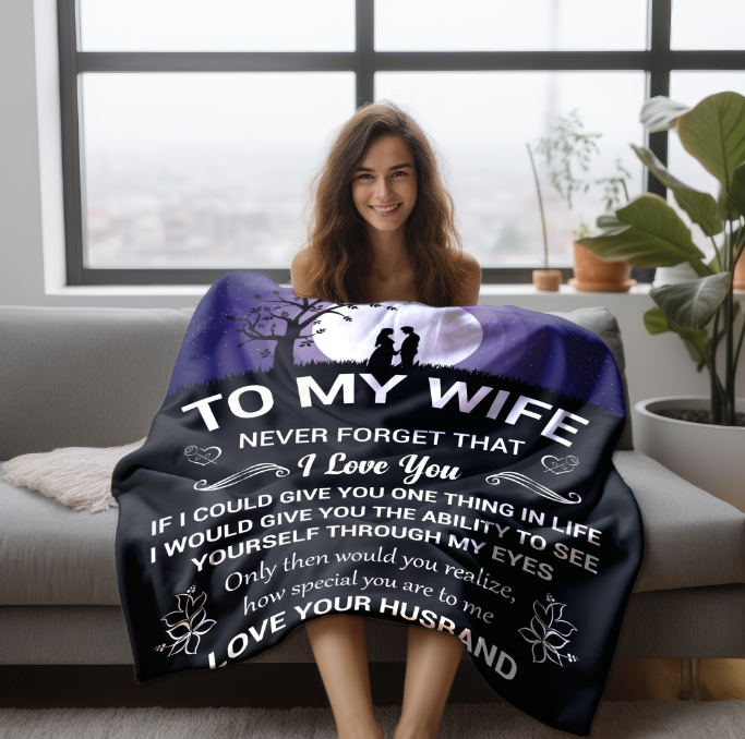 To My Wife | Arctic Fleece Blanket 50x60